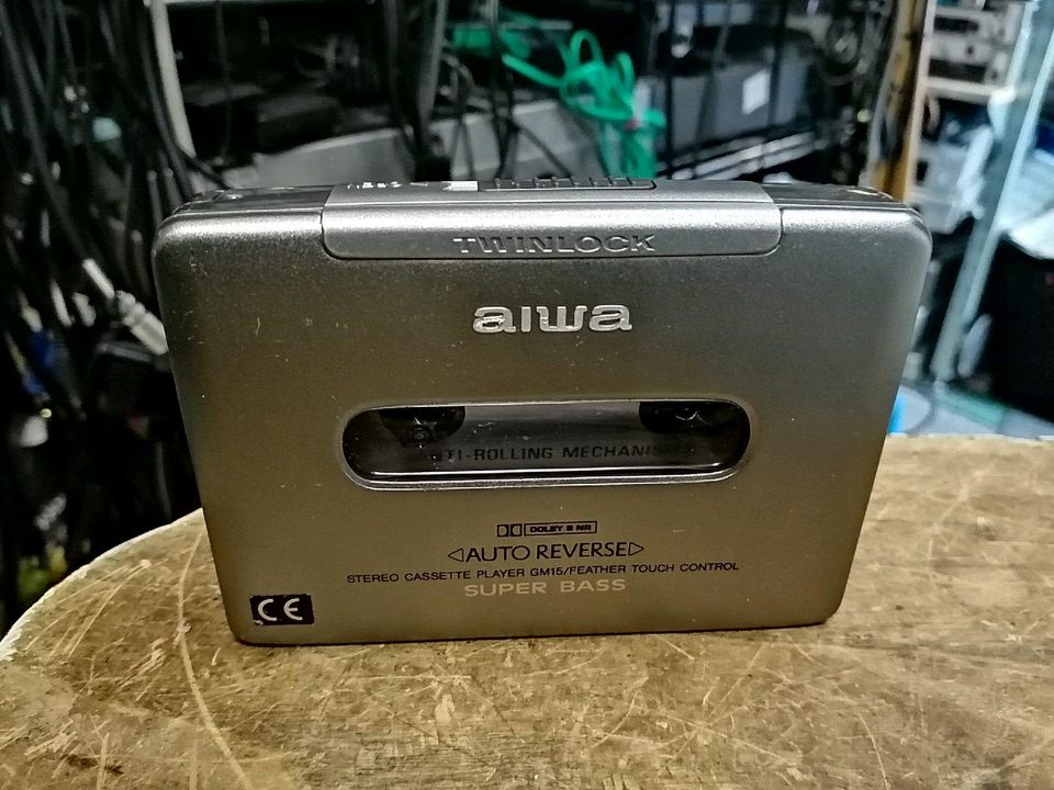 AIWA G-Metal Collection GM15, Walkman, neuer Antriebsriemen