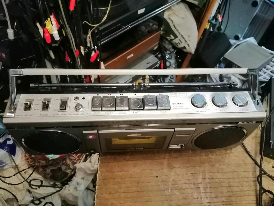 SANYO M7700LE, Radio-Cassetten-Recorder, guter Zustand!!