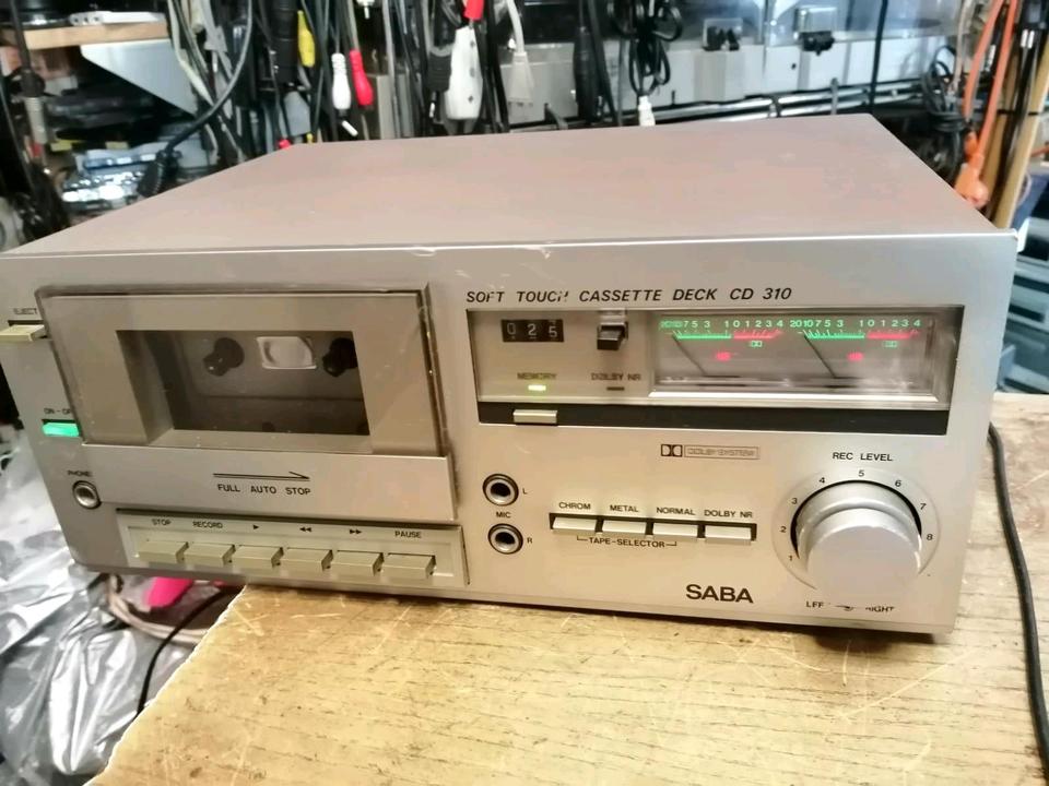 SABA CD 310, Cassetten-Deck, DEFEKT!!