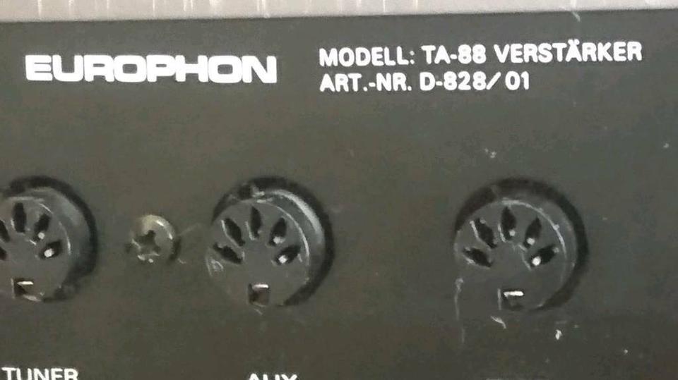 EUROPHON - Musikanlage OHNE Boxen, guter Zustand!