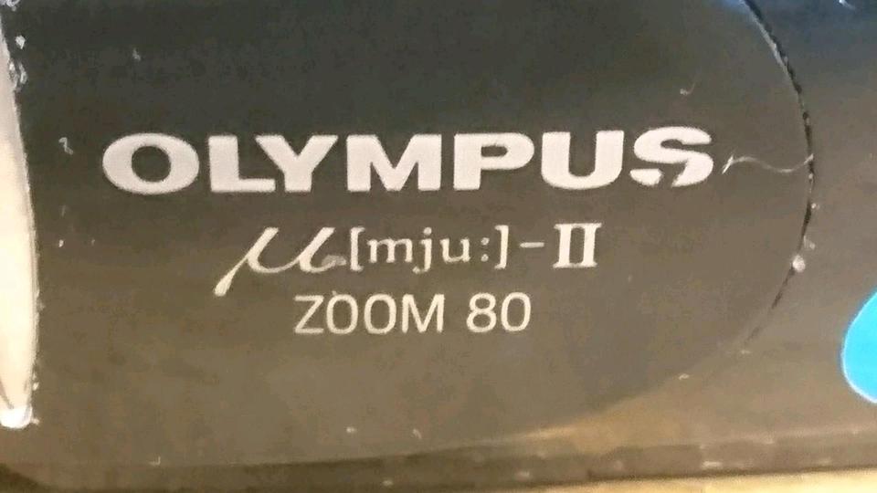 OLYMPUS Mju-II ZOOM 80, Analog-Kamera mit neuer Batterie!!