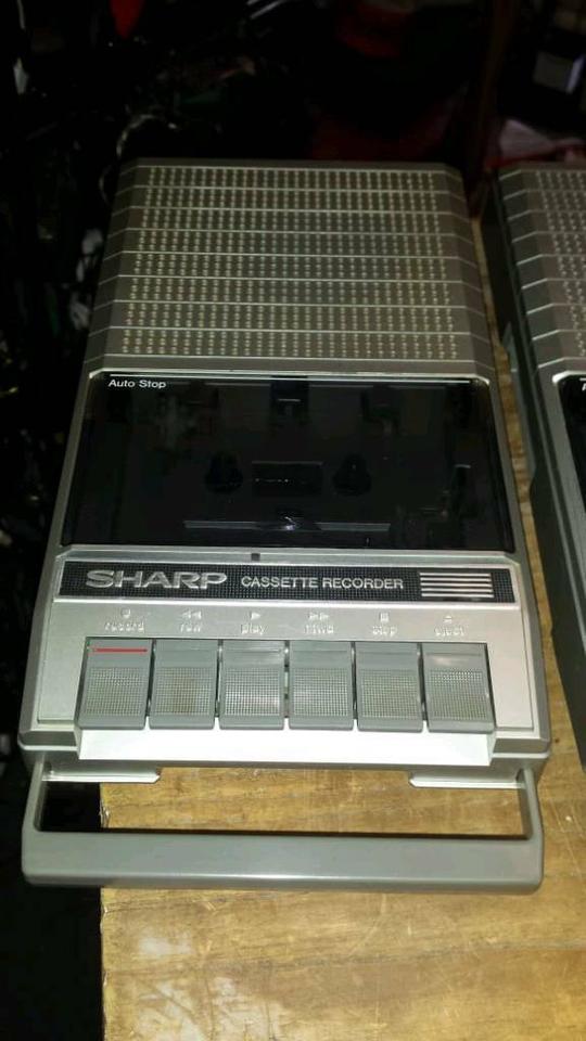 2 SHARP RD-620DS, Cassetten-Recorder, DEFEKT!!