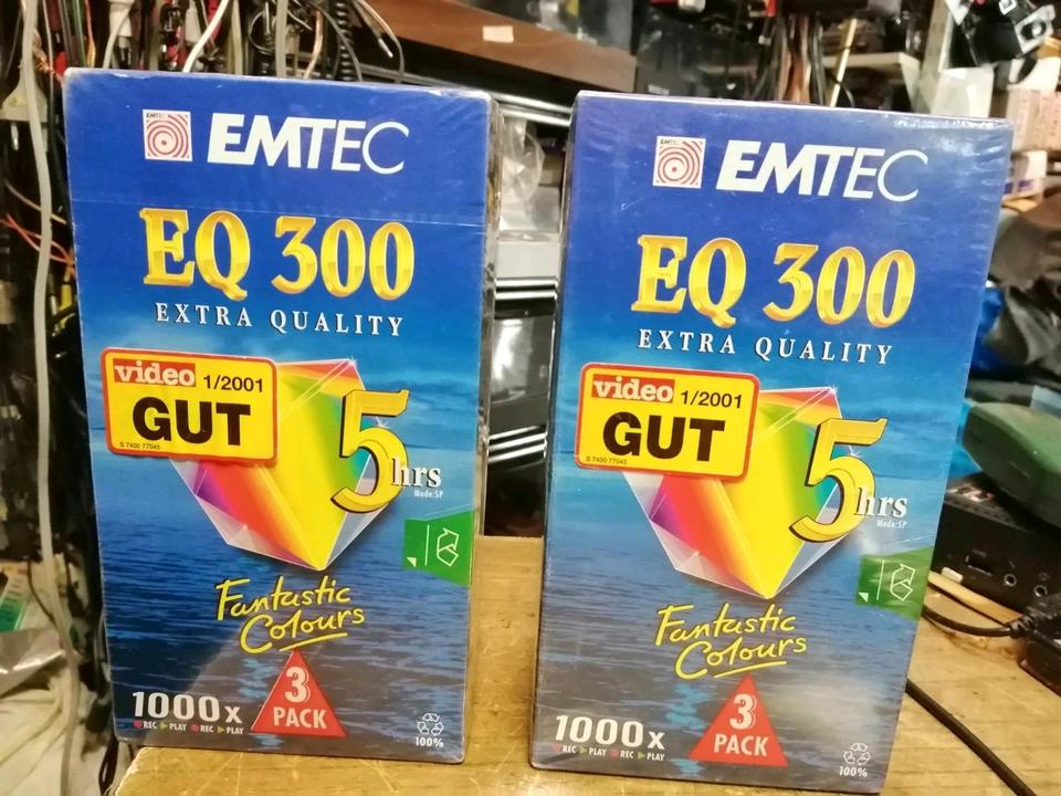 6 EMTEC EQ 300 Videocassetten, NEU und Originalverpackt!!!