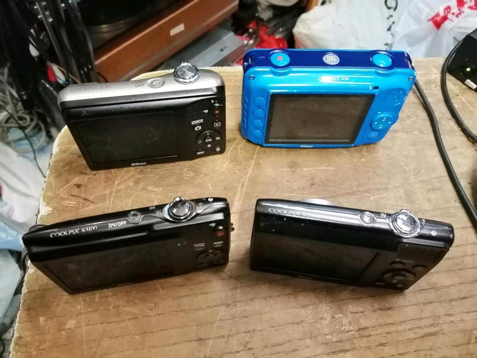 NIKON COOLPIX S3100/S2500/S30/L31, 4 Digital-Kameras, DEFEKT!!!
