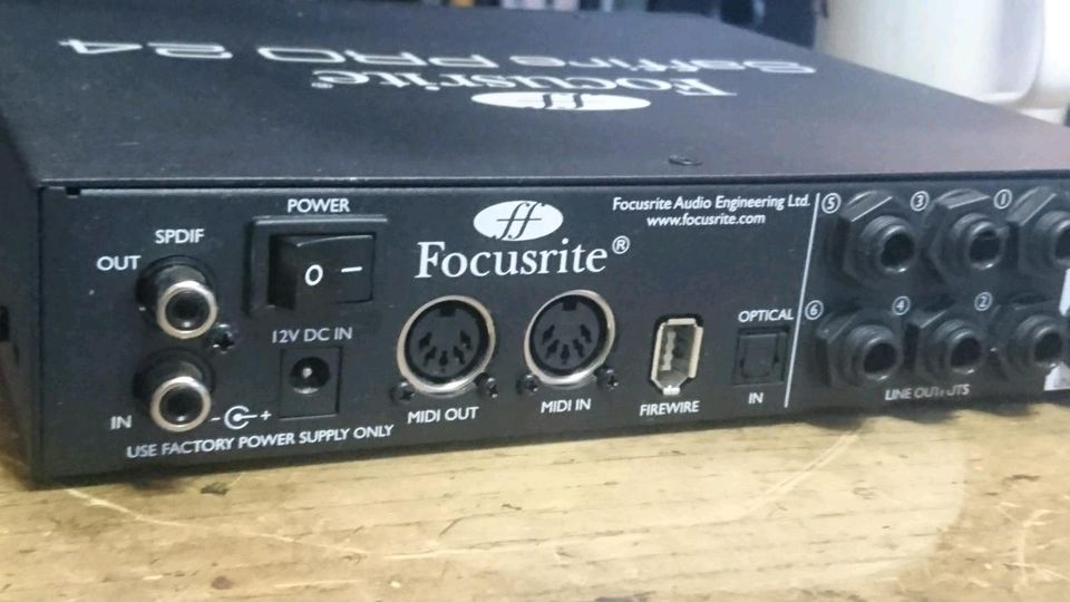 FOCUSRITE SAFFIRE PRO 24, guter Zustand!!!