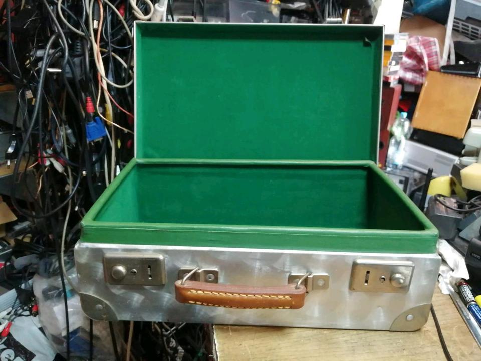 FRENCH METAL - Koffer, Aluminum, VINTAGE!!!
