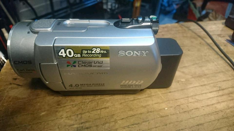 SONY DCR-SR 190, Videocamera, 40 GB, Zubehör!