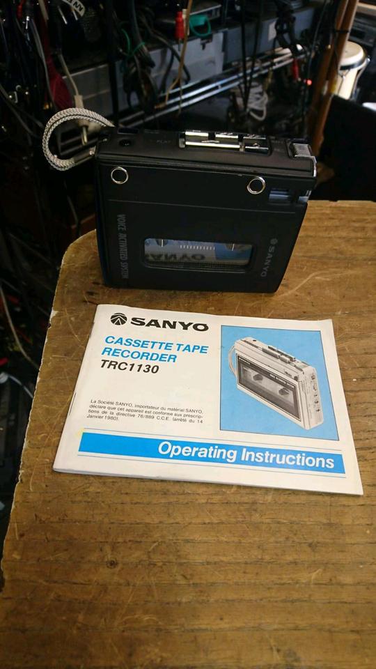 SANYO TRC1130, Walkman mit Beschreibung und Original-Tasche!!