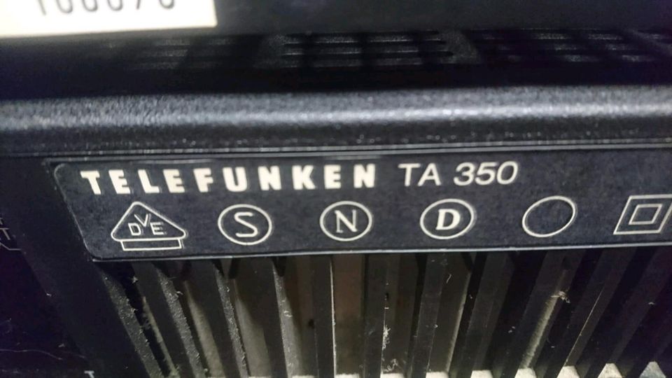 TELEFUNKEN TA350 Amplifier (DEFEKT) + TT350 Tuner,