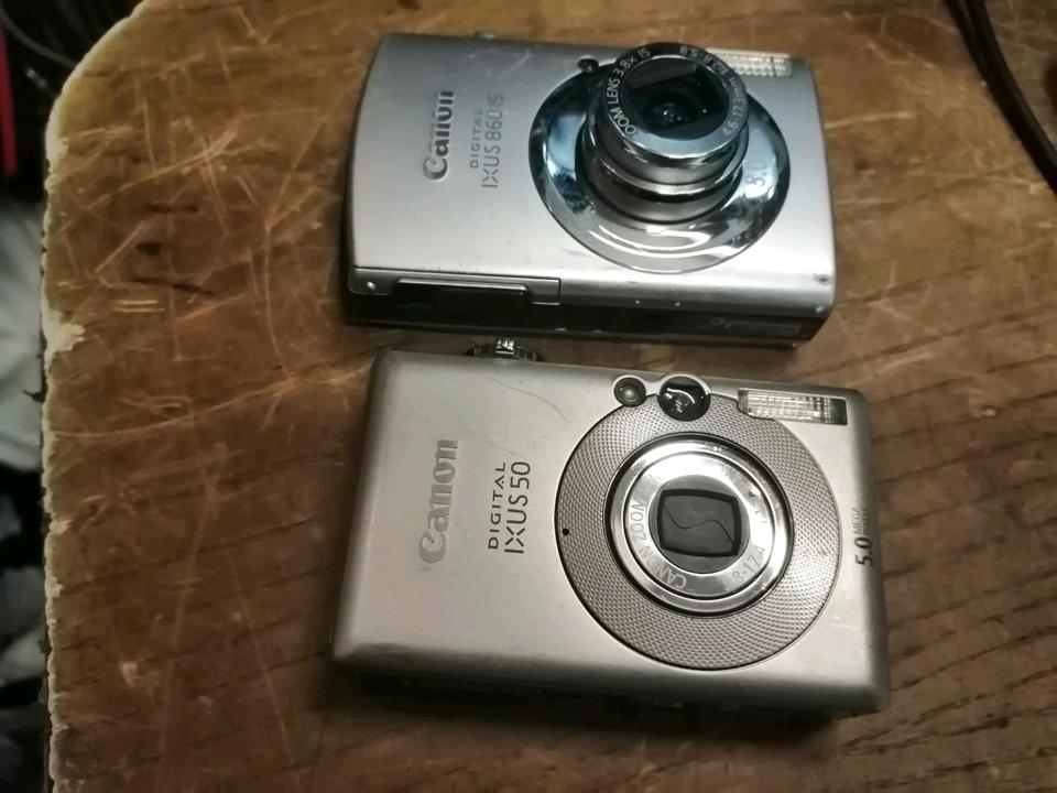 CANON IXUS 70/60/55 und 40, 4 Digital-Kameras, DEFEKT!!!