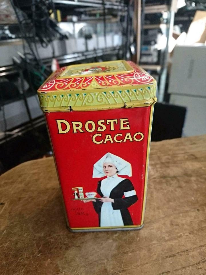 Original-Dose DROSTE CACAO, kleine Blechdose