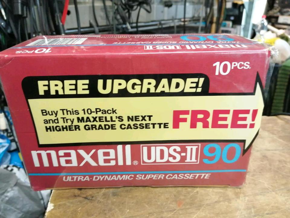 MAXELL UDS-II 90,Audio-Cassetten, 1 Packung(10 Stk.) NEU & OVP!!