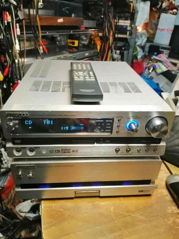 KENWOOD M-AX7 Amplifier, C-AX7 DVD/Tuner/Preamplifier!!!