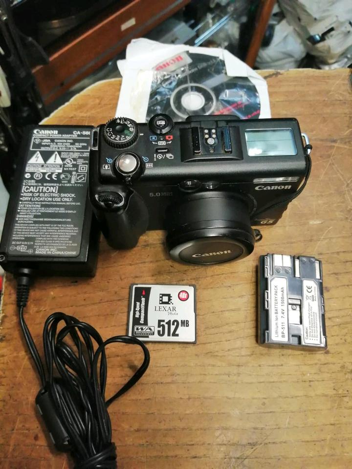 CANON PowerShot G5, Digital-Kamera mit Zubehör!!!