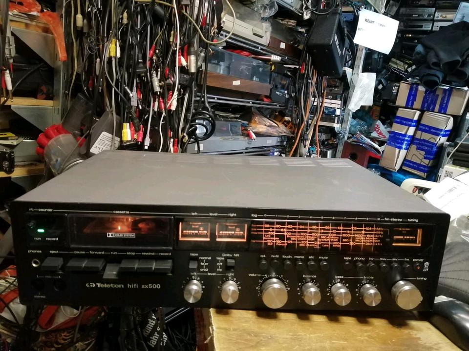 TELETON SX500, Stereo HiFi Receiver mit Cassette, guter Zustand!
