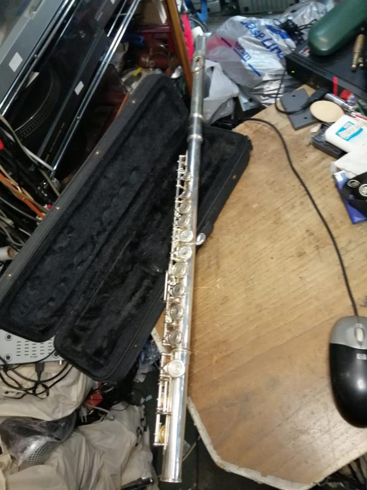 QUERFLÖTE Stewart Ellis, mit Tasche (beschädigt)