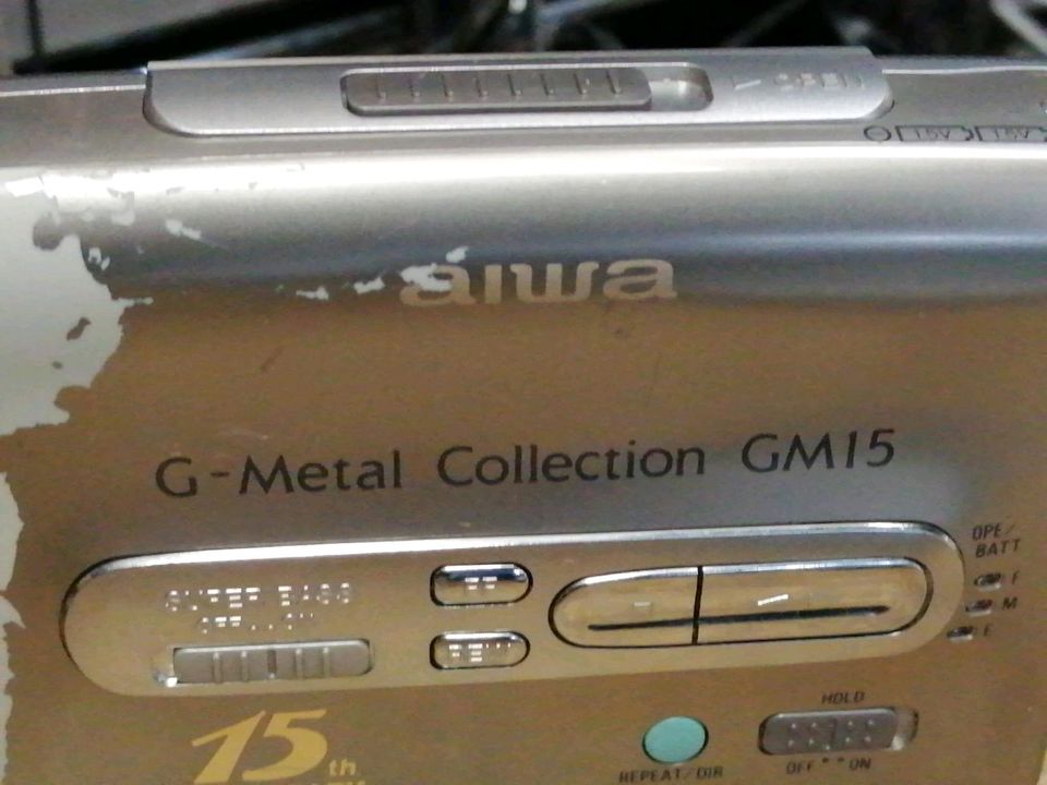 AIWA G-Metal Collection GM15, Walkman, neuer Antriebsriemen