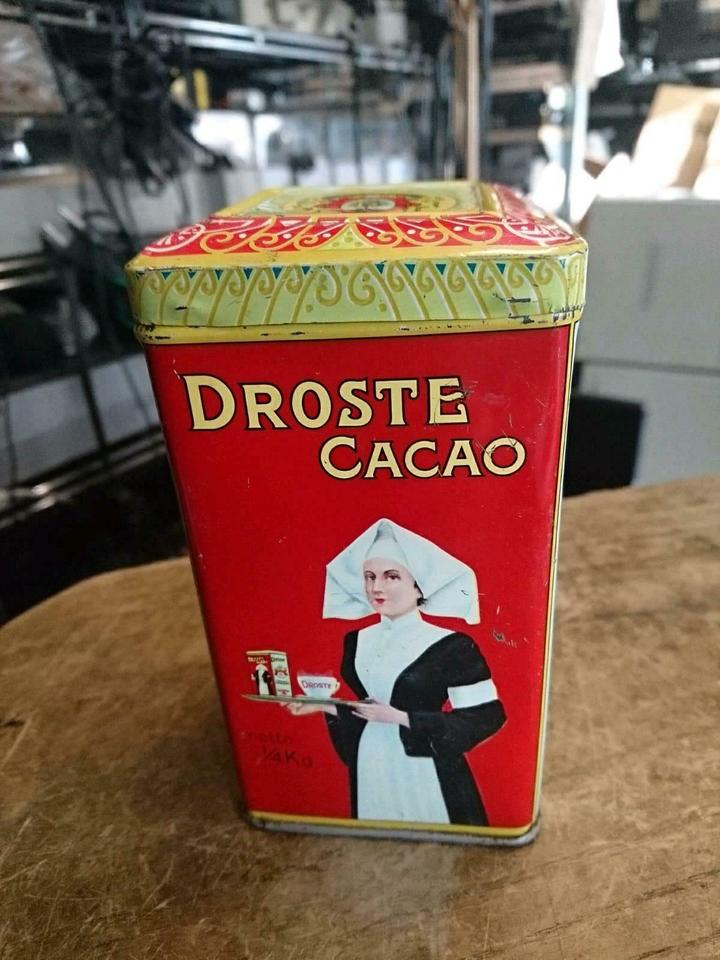 Original-Dose DROSTE CACAO, kleine Blechdose