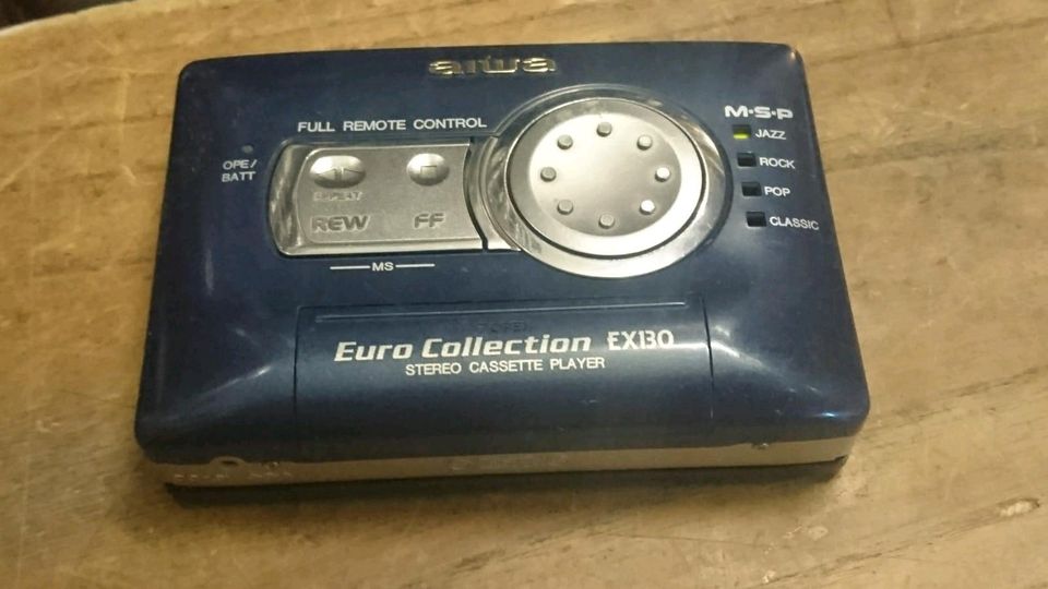 2 AIWA EURO COLLECTION Walkman: EX200+EX130, DEFEKT!!!