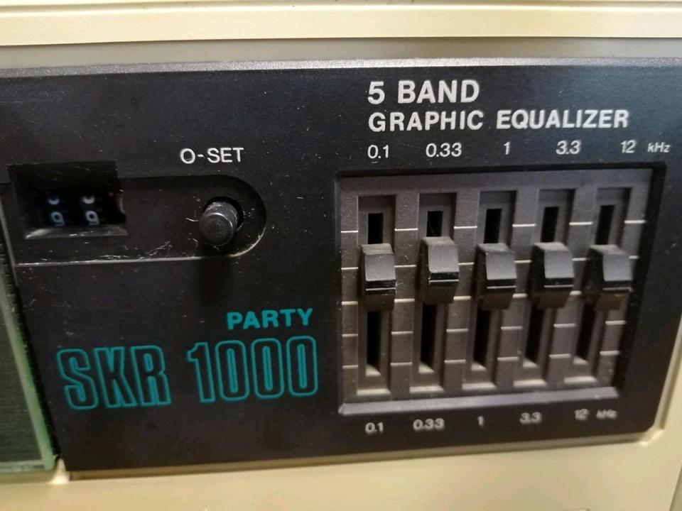 RFT SKR 1000 Party, Radio-Cassetten-Recorder, etwas DEFEKT!!!