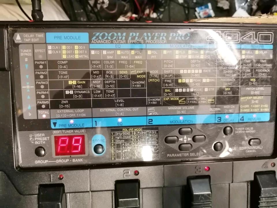 ZOOM Player PRO 4040, Guitar Effect Processor!!