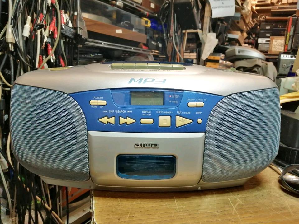AIWA CSD-A1MPEZ, Radio-Cassetten-Recorder mit CD, etwas DEFEKT!!