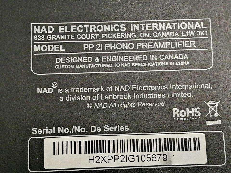 NAD PHONO Preamp PP2 i, Vorverstärker mit NEUEN Adapter!!