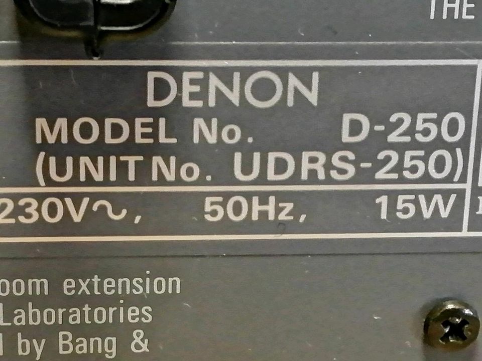 DENON D-250 (UNIT No. UDRS-250),Cassetten-Deck, guter Zustand!!