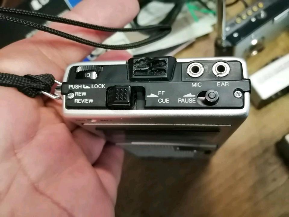 OLYMPUS Pearlcorder SD3, Micro-Cassettenrecorder, Zubehör, DEFEK!