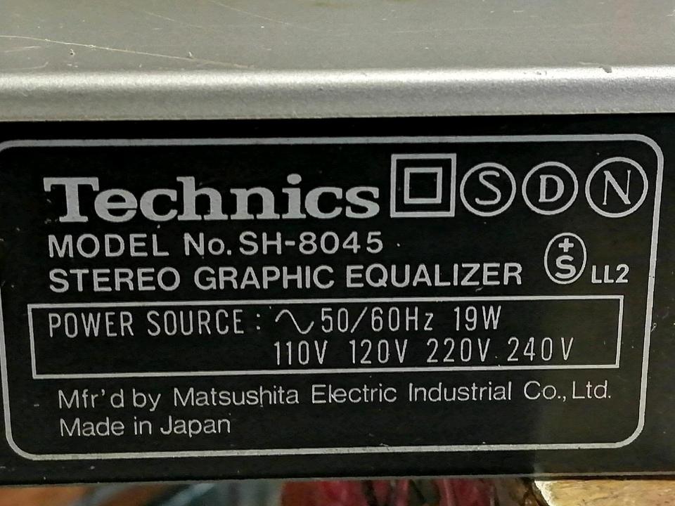 TECHNICS SH-8045, Stereo Graphic Equalizer!