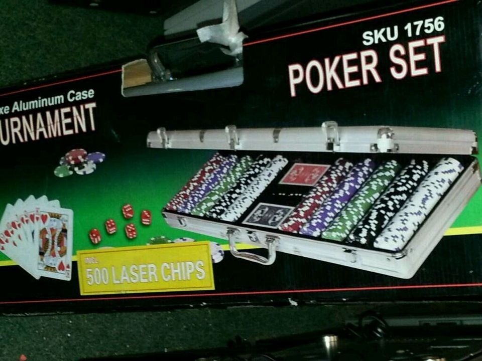 Poker Set SKU1756 "TOURNAMENT" NEU & OVP! TOLL!