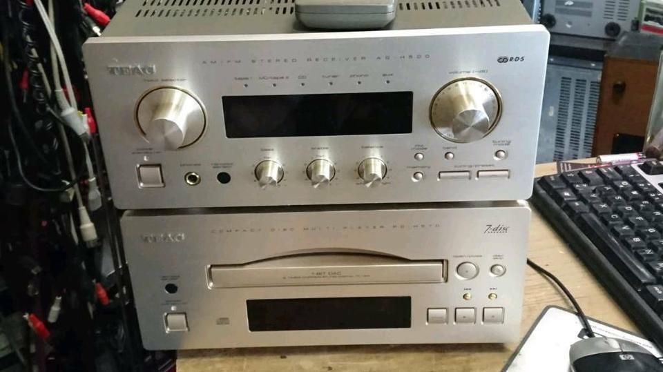 TEAC-Anlage: AG-H500 Receiver+PD-H570 CD-Multi Player, ohne Boxen