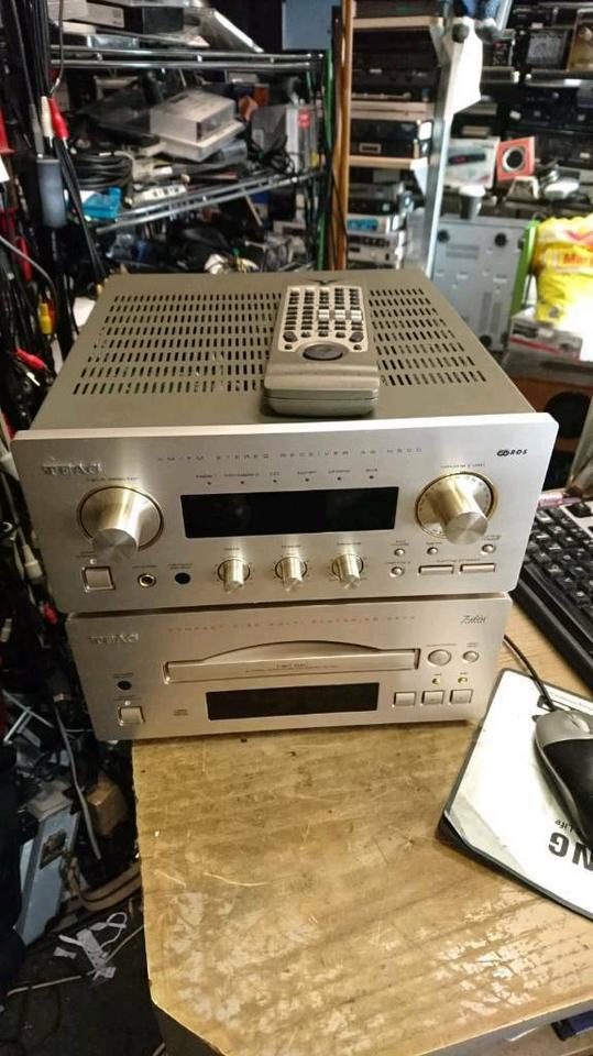 TEAC-Anlage: AG-H500 Receiver+PD-H570 CD-Multi Player, ohne Boxen