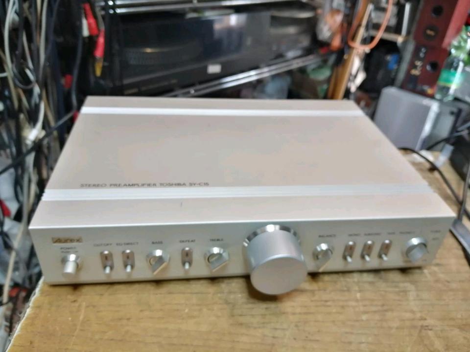 TOSHIBA SY-C15, Preamplifier/Vorverstärker!! Guter Zustand!!