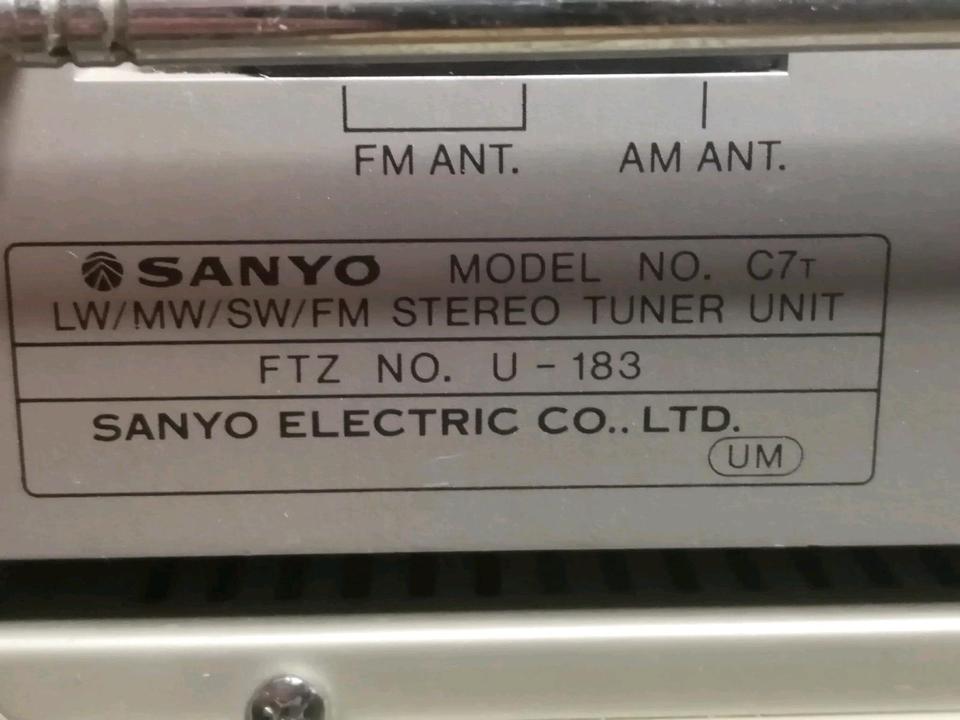 SANYO-Musikanlage: C7P/C7T/C7D + 2 C7S!!