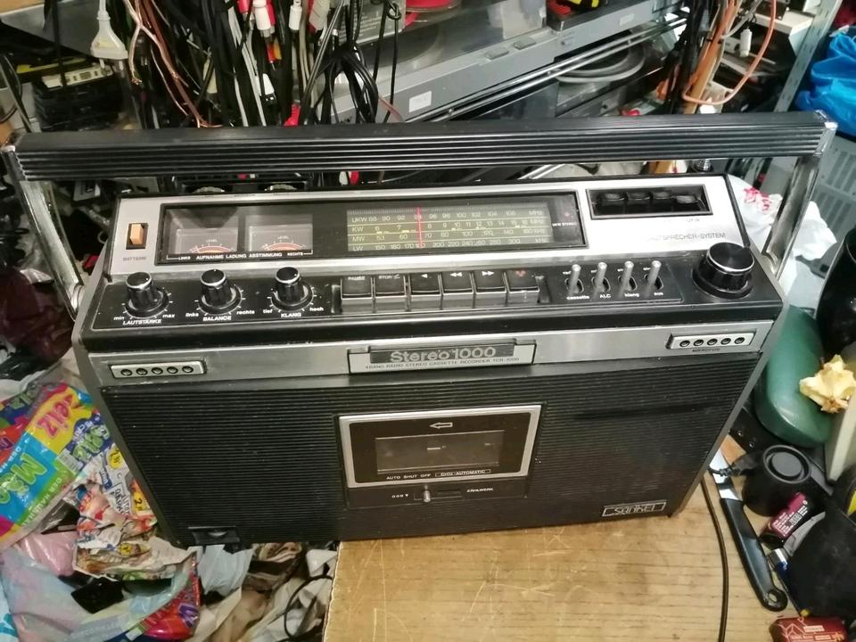 SANKEI TCR-1000V,Radio-Cassetten-Recorder, etwas DEFEKT!!