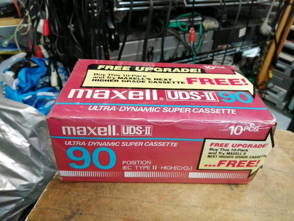 MAXELL UDS-II 90,Audio-Cassetten, 1 Packung(10 Stk.) NEU & OVP!!