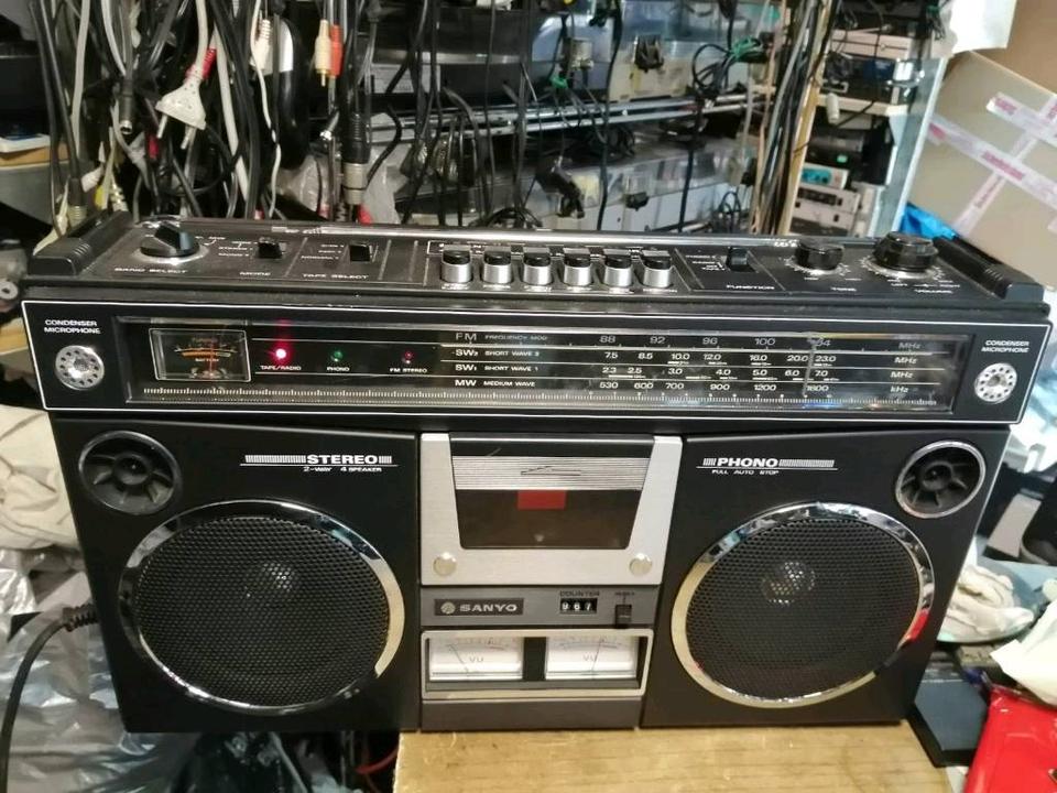 SANYO M 4500KE, Radio-Cassetten-Recorder mit Netzkabel!!