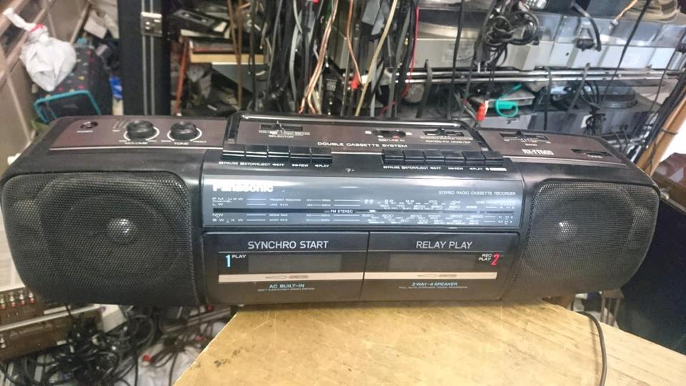 PANASONIC RX-FT500, Radio-Doppelcassetten-Recorder, etwas DEFEKT!