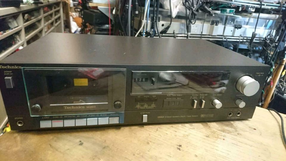 TECHNICS RS-M263; 3-Kopf-Cassettenrecorder; toll!