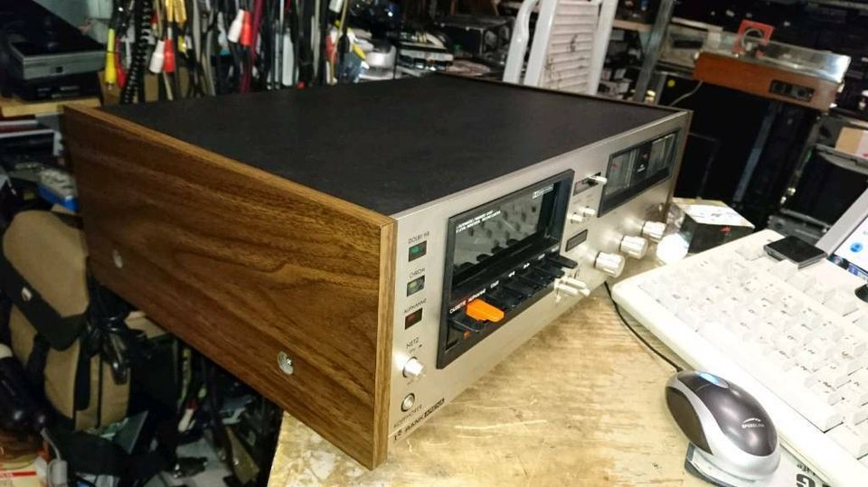 RANK ARENA C900, Stereo Cassette Tape Deck, Cassetten-Deck, Holzd