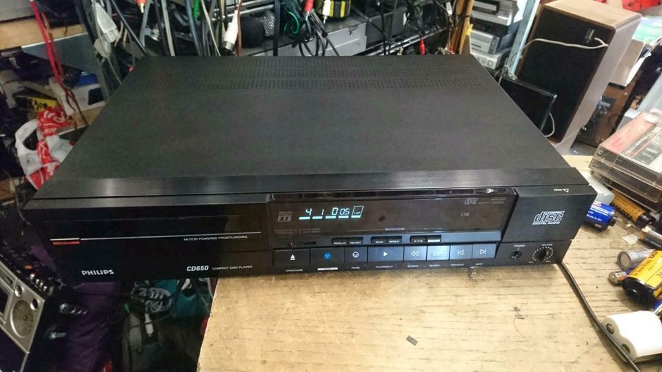 PHILIPS CD 650/00R, CD-Player OHNE Fernbedienung!