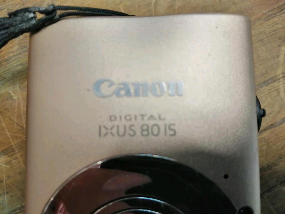 CANON IXUS 80 IS, Digital-Kamera mit Zubehör!!