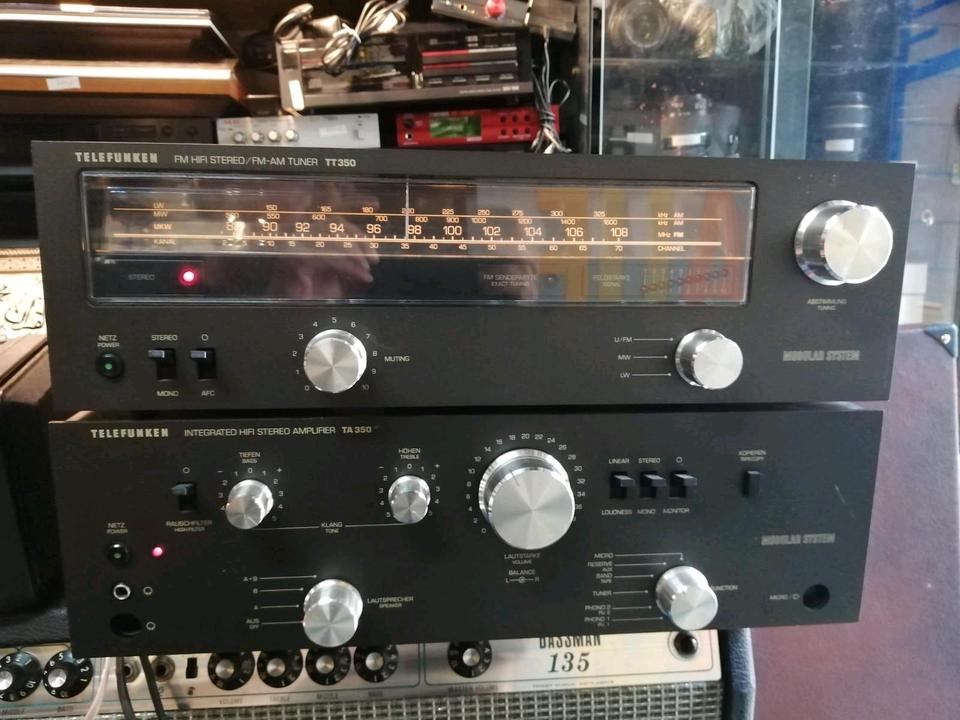 TELEFUNKEN TA-350 Verstärker + TELEFUNKEN TT350 guter Zustand!!!