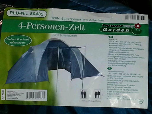 TENTE TEC Garden; 4- Personen-Zelt, NEU & OVP