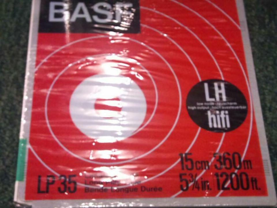 2 BASF LP 35, Langspielband+2 PERMATON Typ DP, Magnetband/NEU!