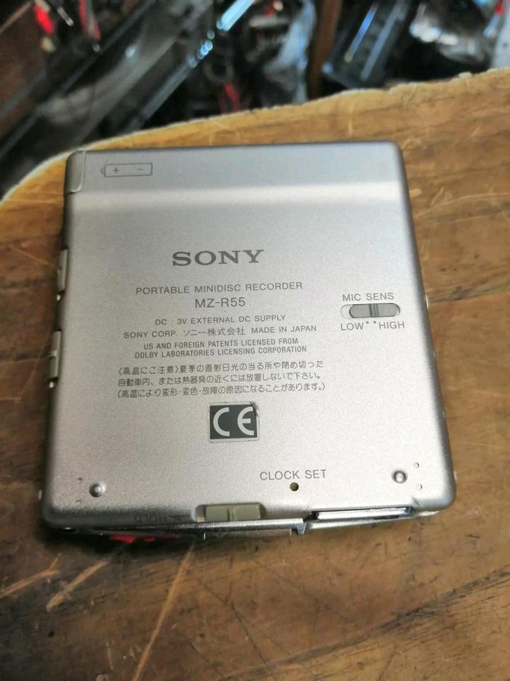 SONY MZ-R55, portable Minidisc-Recorder mit Zubehör!!!