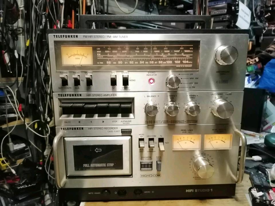 TELEFUNKEN HIFI Studio 1, Radio-Cassetten-Recorder, OHNE Boxen!!