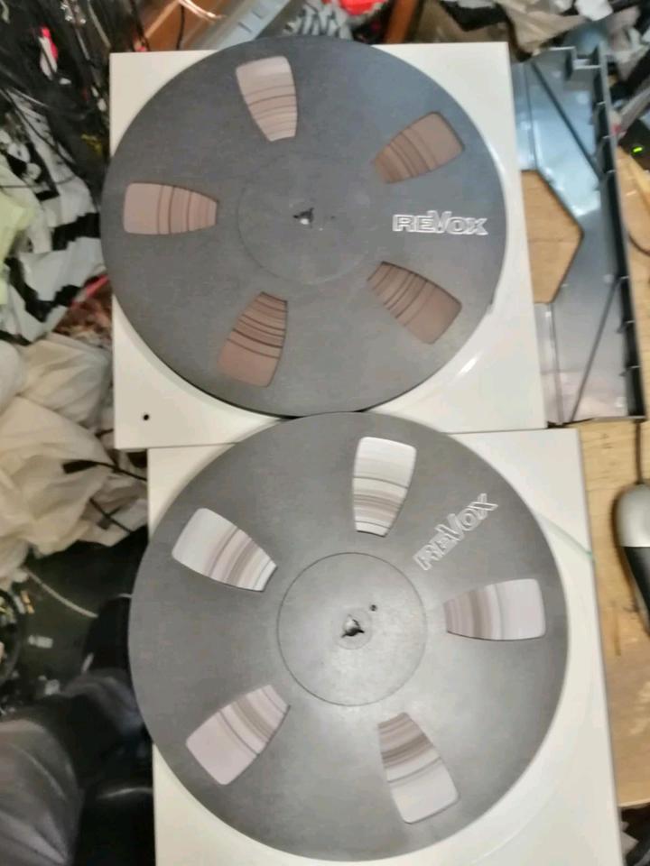 2 REVOX Spulen/Bänder, bespielt, guter Zustand!!