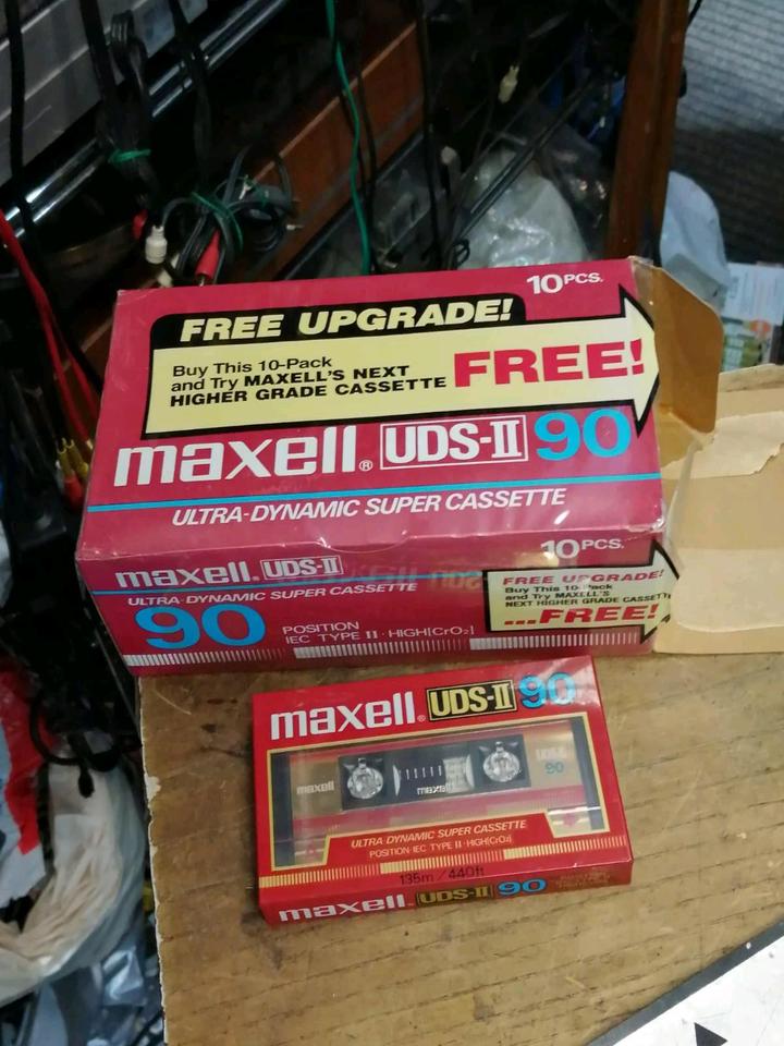 MAXELL UDS-II 90,Audio-Cassetten, 1 Packung(10 Stk.) NEU & OVP!!